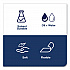 Industrial Cleaning Cloths, 1-Ply, 16.34 x 14, Gray, 120 Wipes/Pack, 4 Packs/Carton (520681)
