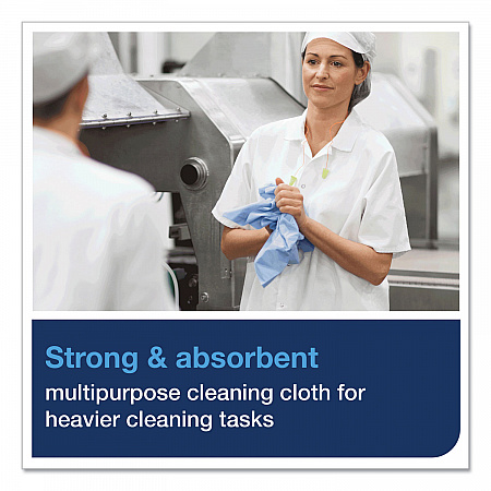 Heavy-Duty Cleaning Cloth, 14 x 16.34, White, 105/Pack, 4 Packs/Carton (530182)