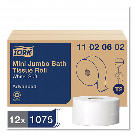 Advanced Jumbo Bath Tissue, Septic Safe, 2-Ply, 3.48