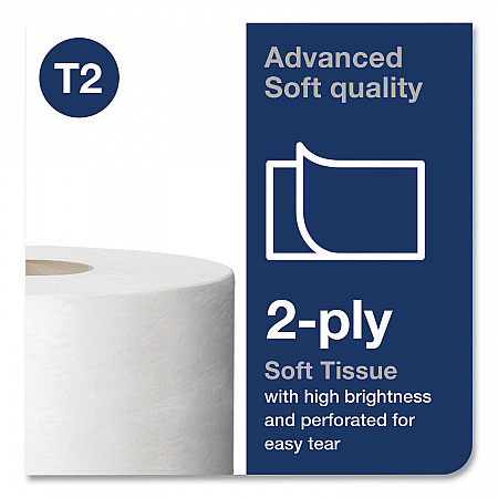 Advanced Jumbo Bath Tissue, Septic Safe, 2-Ply, 3.48