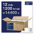 Advanced Jumbo Bath Tissue, Septic Safe, 1-Ply, 3.48
