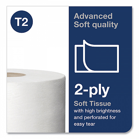 Advanced Mini-Jumbo Roll Bath Tissue, Septic Safe, 2-Ply, 3.48