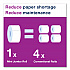 Advanced Mini-Jumbo Roll Bath Tissue, Septic Safe, 2-Ply, 3.48