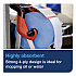 Industrial Paper Wiper, 4-Ply, 11 x 15.75, Unscented, Blue, 375 Wipes/Roll, 2 Rolls/Carton (13244101)