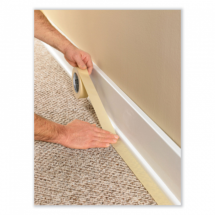 Economy Masking Tape, 3" Core, 1.88" x 60.1 yds, Tan (260048A)