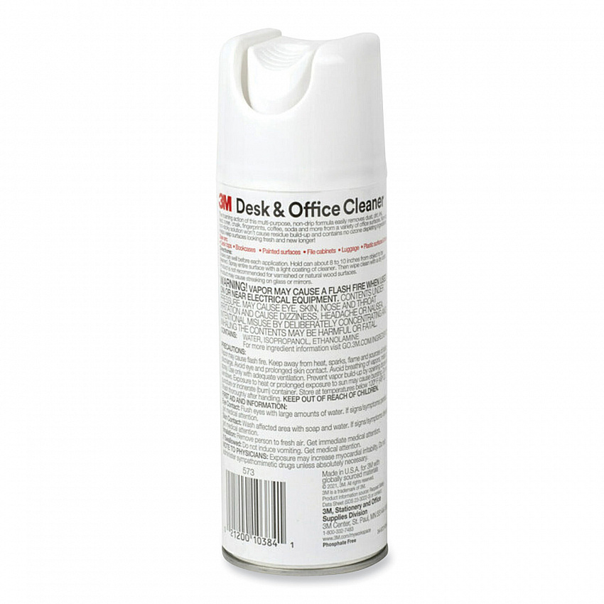 Desk and Office Spray Cleaner, Unscented, 15 oz Aerosol Spray (573)