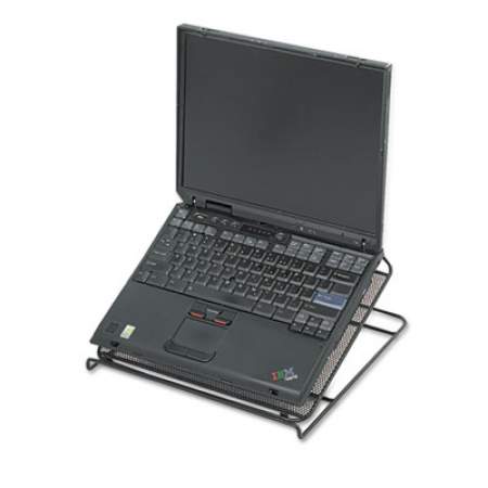 Safco Onyx Mesh Laptop Stand, 12.25" x 12.25" x 2", Black (2161BL)