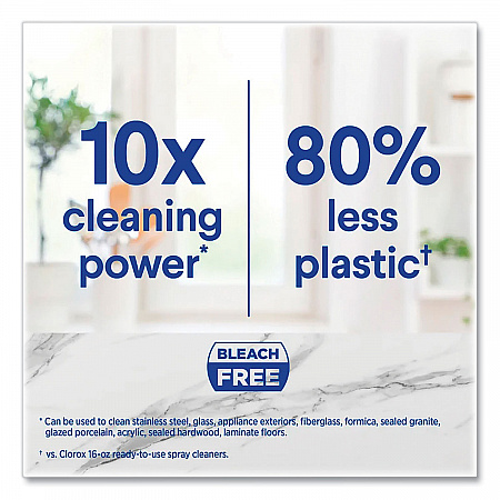 Clorox Multipurpose Degreaser Cleaner Refillable Starter Kit, Crisp Lemon Scent (60160)