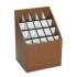 Safco Corrugated Roll Files, 20 Compartments, 15w x 12d x 22h, Woodgrain (3081)