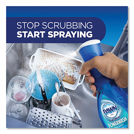 Platinum Powerwash Dish Spray Refill, Fresh Scent, 16 oz Refill Bottle (52366)