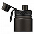 Chill-Its 5152 Insulated Stainless Steel Water Bottle, 25 oz, Metal, Black (13167)