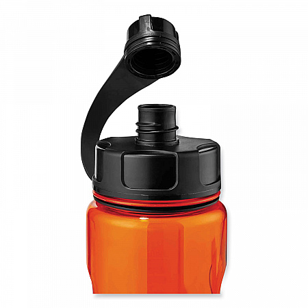 Chill-Its 5151 Plastic Wide Mouth Water Bottle, 34 oz, Orange (13151)