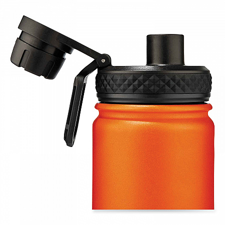 Chill-Its 5152 Insulated Stainless Steel Water Bottle, 25 oz, Metal, Orange (13166)