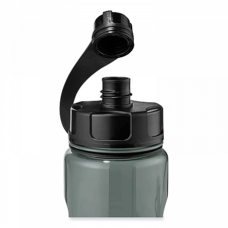 Chill-Its 5151 Plastic Wide Mouth Water Bottle, 34 oz, Black (13152)