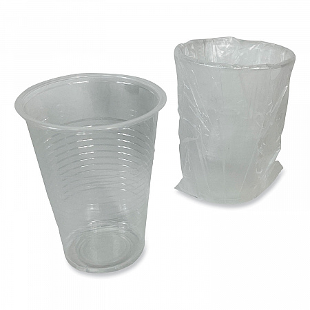 Translucent Plastic Cold Cups, Individually Wrapped, 9 oz, 1,000/Carton (WRAPCUP)