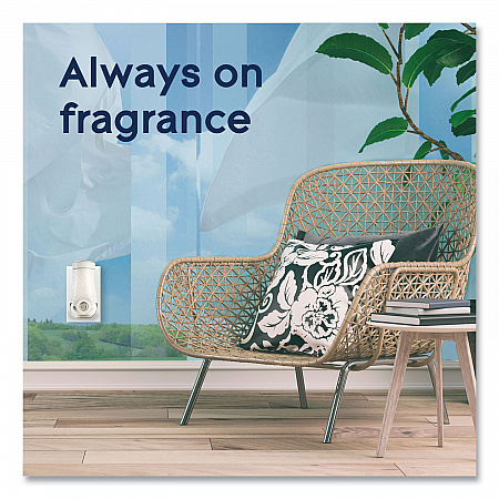 Plugin Scented Oil, Clean Linen, 0.67 oz, 2 Warmers and 6 Refills/Pack (319963)