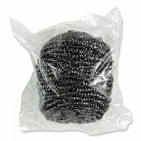 Stainless Steel Scrubber, 3.93 x 1.96, Silver, 72/Carton (SCRUBBER)