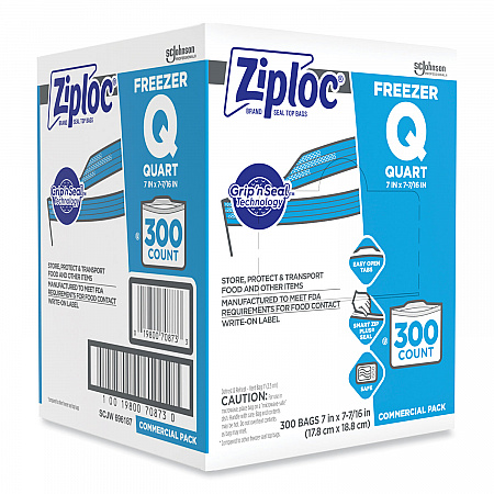 Zipper Freezer Bags, 32 oz, 7