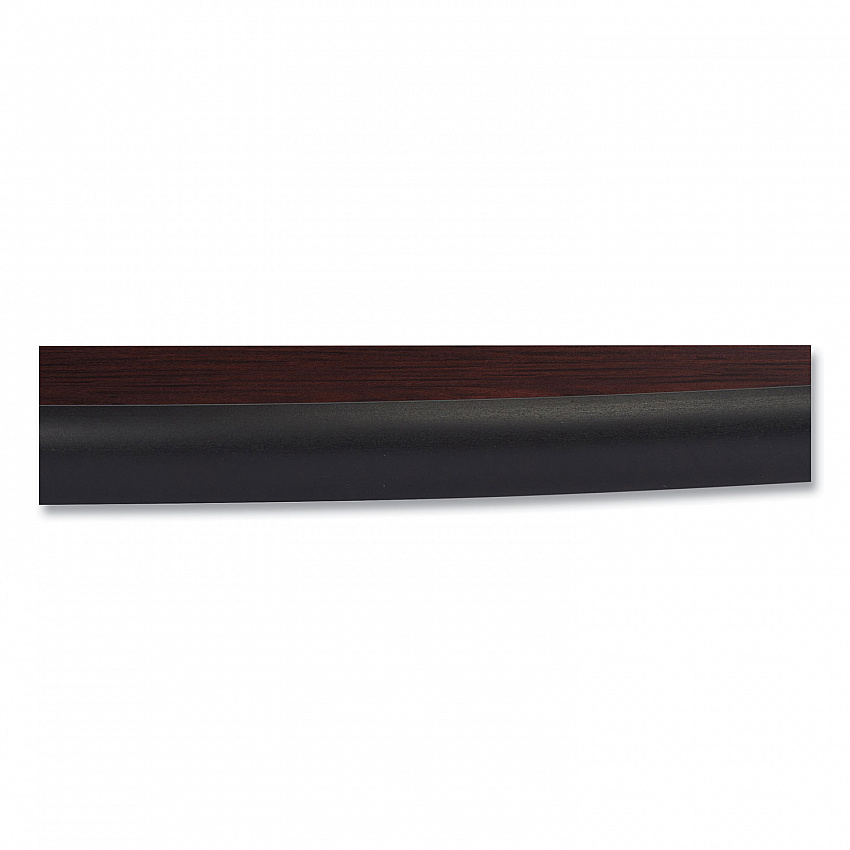 Cafe Table, 36" Diameter x 42h, Round Top/Base, Mahogany Top, Black Base (CT13636RB1MY)