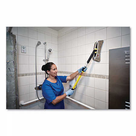 HYGEN MF Flexi Frame Scrubber Mop Covers, Microfiber, 8.3 x 8.3, Yellow, 12/Carton (Q88100YEL)