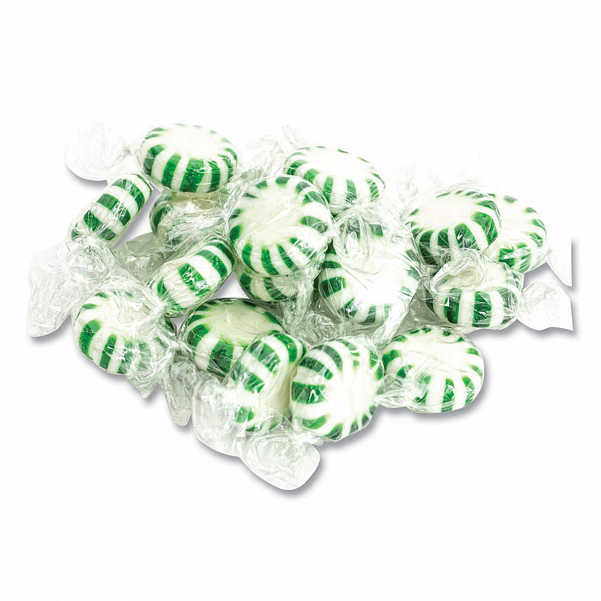Candy Assortments, Spearmint Candy, 1 lb Bag (00655)