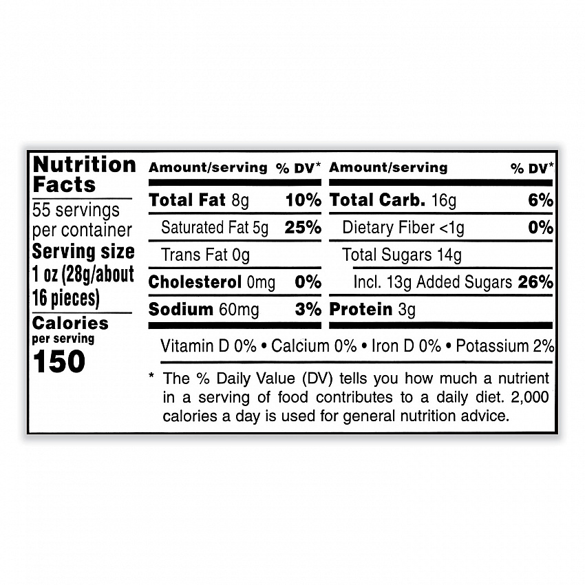 Peanut Butter Milk Chocolate Candy Jar, 55 oz Jar (22002034)