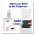 ES6 Touch Free Hand Sanitizer Dispenser, 1,200 mL, 5.25 x 8.56 x 12.13, White (642001)