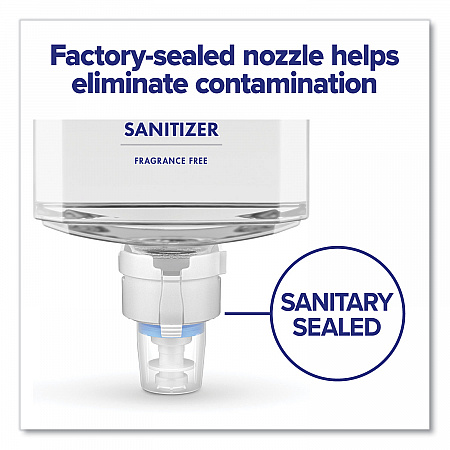ES6 Touch Free Hand Sanitizer Dispenser, 1,200 mL, 5.25 x 8.56 x 12.13, White (642001)