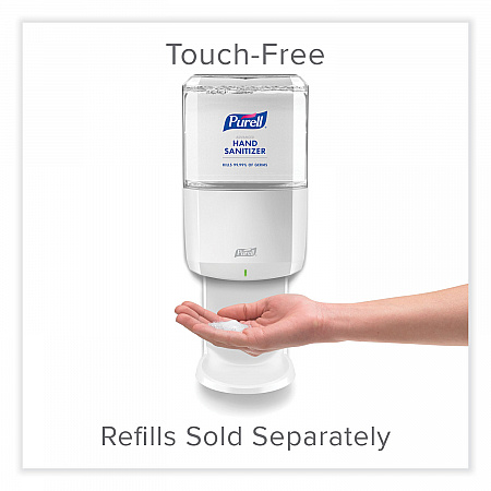 ES8 Touch Free Hand Sanitizer Dispenser, 1,200 mL, 5.25 x 8.56 x 12.13, White (772001)