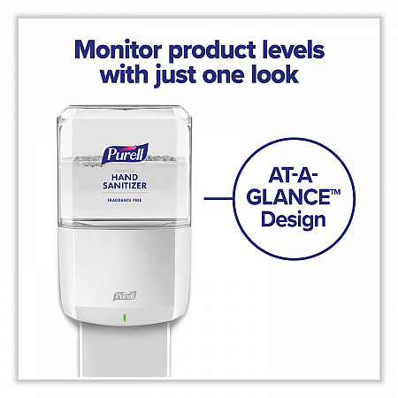 ES8 Touch Free Hand Sanitizer Dispenser, 1,200 mL, 5.25 x 8.56 x 12.13, White (772001)