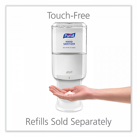 ES6 Touch Free Hand Sanitizer Dispenser, 1,200 mL, 5.25 x 8.56 x 12.13, White (642001)