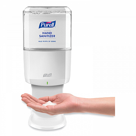 ES6 Touch Free Hand Sanitizer Dispenser, 1,200 mL, 5.25 x 8.56 x 12.13, White (642001)