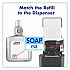 ES8 Soap Touch-Free Dispenser, 1,200 mL, 5.25 x 8.8 x 12.13, Graphite (773401)