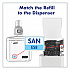 ES8 Touch Free Hand Sanitizer Dispenser, 1,200 mL, 5.25 x 8.56 x 12.13, White (772001)