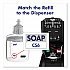 CS6 Soap Touch-Free Dispenser, 1,200 mL, 4.88 x 8.8 x 11.38, Graphite (653401)