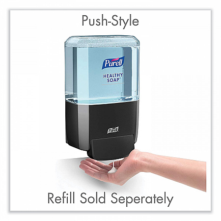 ES4 Soap Push-Style Dispenser, 1,200 mL, 4.88 x 8.8 x 11.38, Graphite (503401)