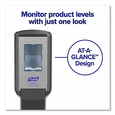 CS4 Hand Sanitizer Dispenser, 1,200 mL, 4.88 x 8.19 x 11.38, Graphite (512401)