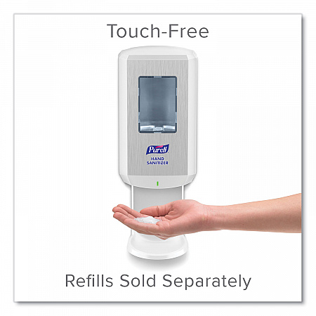 CS6 Hand Sanitizer Dispenser, 1,200 mL, 5.79 x 3.93 x 15.64, White (652001)