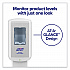 CS6 Hand Sanitizer Dispenser, 1,200 mL, 5.79 x 3.93 x 15.64, White (652001)