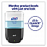 ES4 Soap Push-Style Dispenser, 1,200 mL, 4.88 x 8.8 x 11.38, Graphite (503401)