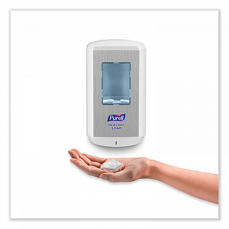 CS6 Soap Touch-Free Dispenser, 1,200 mL, 4.88 x 8.8 x 11.38, White (653001)