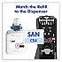 CS4 Hand Sanitizer Dispenser, 1,200 mL, 4.88 x 8.19 x 11.38, Graphite (512401)