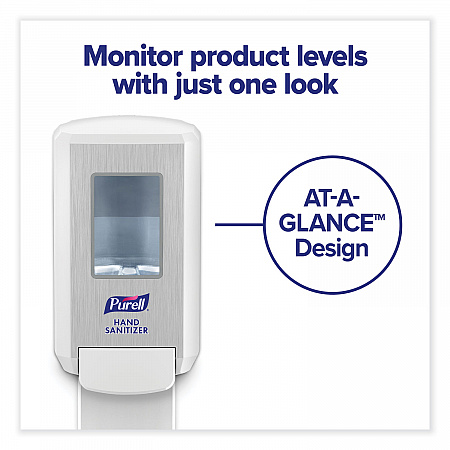 CS4 Hand Sanitizer Dispenser, 1,200 mL, 6.12 x 4.48 x 10.81, White (512101)