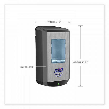 CS6 Soap Touch-Free Dispenser, 1,200 mL, 4.88 x 8.8 x 11.38, Graphite (653401)