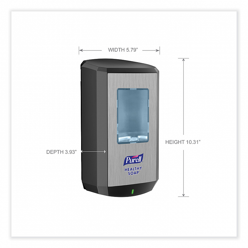 CS6 Soap Touch-Free Dispenser, 1,200 mL, 4.88 x 8.8 x 11.38, Graphite (653401)