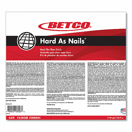Hard as Nails Floor Finish, 5 gal Bag-in-Box (659B500)