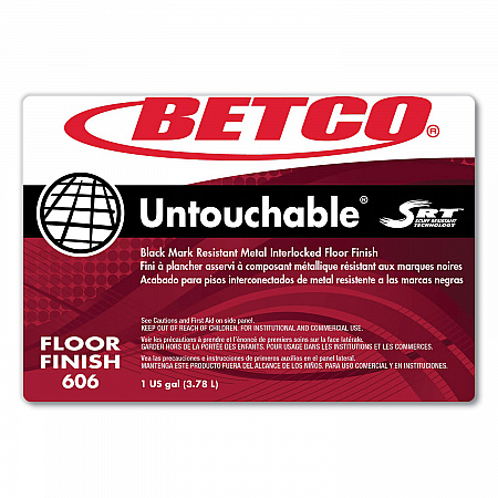 Untouchable Floor Finish with SRT, 1 gal Bottle, 4/Carton (6060400)