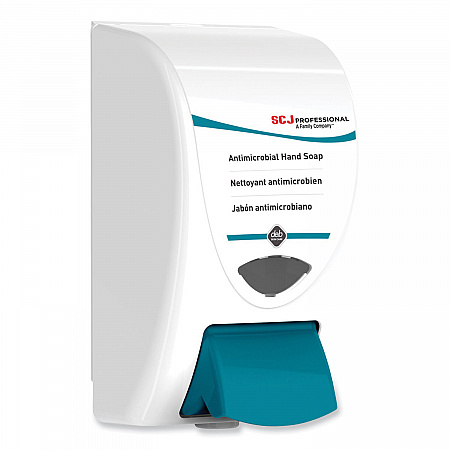 Cleanse AntiBac Dispenser, 2 L, 6.3 x 5.4 x 11.3, White/Aqua, 8/Carton (ANT2LDP)