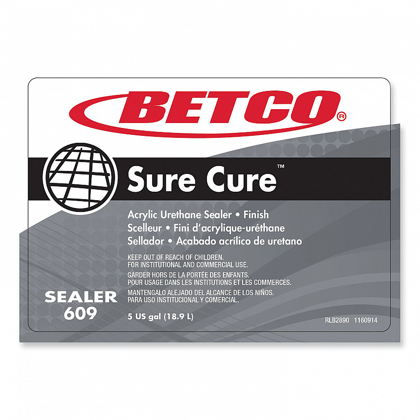 Sure Cure Urethane Fortified Sealer/Finish, 5 gal Bag-in-Box (609B500)