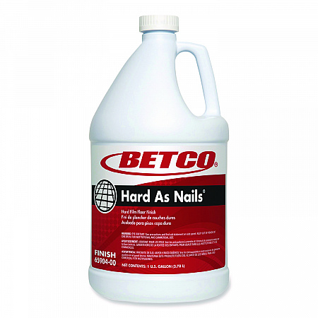 Hard As Nails Floor Finish, 1 gal Bottle, 4/Carton (6590400)